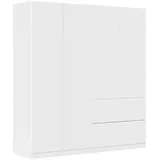 Rauch Drehtürenschrank Costa 181 x 197 x 54 cm Weiß