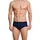 SCHIESSER Essentials Feinripp Karo-Print Slip Marine 3XL 2er Pack