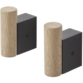 Muuto Garderobenhaken Attach Eiche / Aluminium