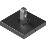 Hettich Cadro Wand-/bodenbefestigung 55x55 Mm Schwarz Matt