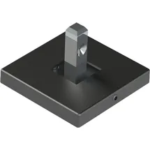 Hettich Cadro Wand-/bodenbefestigung 55x55 Mm Schwarz Matt