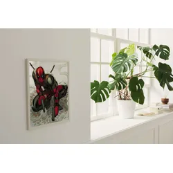 Komar Wandbild »Marvel Deadpool Bullets«, Disney, (Set, 1 St.), 50 x 70 cm (Breite x Höhe) - Kinderzimmer, Dekoration Komar Farbe Bild(er): Rot