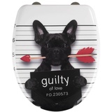 WENKO Premium WC-Sitz Guilty Dog