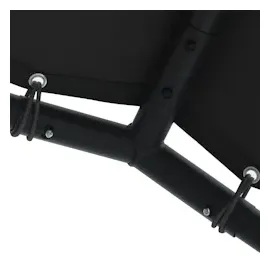 vidaXL Gartenpavillon 3 x 3 m Anthrazit