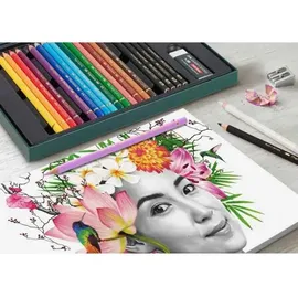 Faber-Castell Polychromos Malset 21 St. grau/schwarz/mehrfarbig