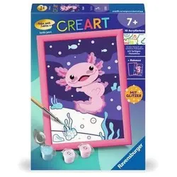 Ravensburger Creart Malen nach Zahlen 255559 Axolotl ab 7 Jahren