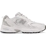 nb white/silver metallic 37