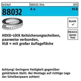 HEICO Befestigungstechnik Keilsicherungsscheibe R 88032 HLB- 4S A 4 geklebt breit 200 Stück
