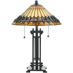 Chastain 2-flammige Tischlampe - Vintage Bronze