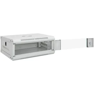 vidaXL 4U Wand-Netzwerkschrank 19" IP20 53x40x21 cm