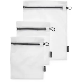 Brabantia Wäschebeutel 3er-Set 33 x 25 cm / 45 x 33 cm Schwarz/Weiß