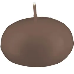 Kopschitz Kerzen Kerzen, XXL Schwimmkerzen Mocca 5,5 x 8 cm, 8 Stück