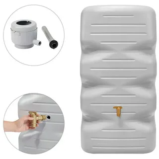 GARANTIA Cubus Gartentank Komplett-Set 340l betongrau