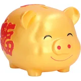 Niedliches, Sturzsicheres Sparschwein, Große Größe, Gold, Für Kinder, Als Dekoration Und Geschenk