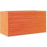 vidaXL Pflanzkübel 90 x 40 x 46 cm Wachsbraun