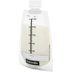 Suavinex Zero Zero Breast Milk Bags Säckchen zum Aufbewahren von Muttermilch 20x180 ml