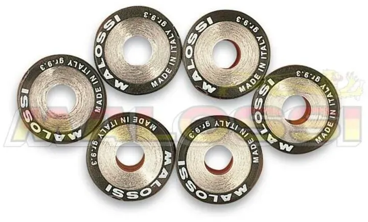 MALOSSI Set Kieselsteine 20x17mm 8gr - 6 Stück, Größe 105 cm