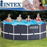 Intex Metall Frame Set 366 x 122 cm inkl. Anschluss-Set