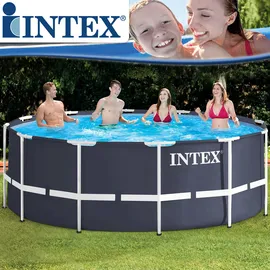 Intex Metall Frame Set 366 x 122 cm inkl. Anschluss-Set