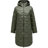 Peak Performance Damen Helium Down Mantel (Größe M, oliv)