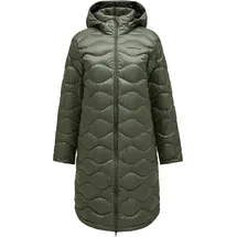 Peak Performance Damen Helium Down Mantel (Größe M, oliv)