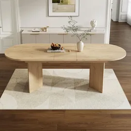 stilvora Klapptisch 200 x 75 x 90 cm braun