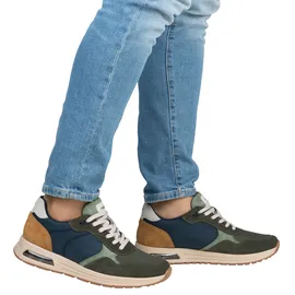 Rieker Sneaker Herren Weite G Grün/Khaki 43