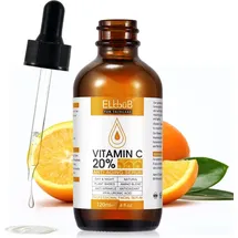 P-Beauty Anti-Falten Serum mit Vitamin C und E Hyaluronsäure Anti Aging Falten Vegan, 1x 120ml
