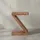 KADIMA DESIGN Z-Cube Beige Akazie 44 x 59 x 30 cm