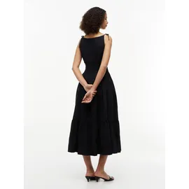 Tommy Hilfiger Trägerkleid Midikleid Schwarz M