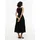 Tommy Hilfiger Trägerkleid Midikleid Schwarz M