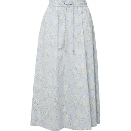 s.Oliver A-Linien-Rock Floral Silber 48