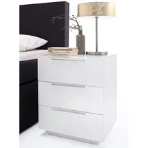 Robas Lund Nachtschrank NOLA 50 x 40 x 60 cm Weiß