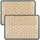 Intirilife 2x Silikon Macaron Backmatte in Grau-Braun mit 42 x 29.5 cm Größe - Backmatte Kochutensil Backunterlage Teigrollmatte