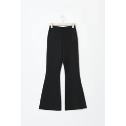 Gina Tricot - Petite trousers - schlaghosen - Schwarz - XS - Dame - Schwarz - XS
