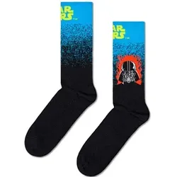 Happy Socks Star Wars Dart Vader Sock Schwarz Muster Baumwolle Gr 41/46