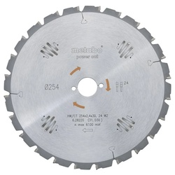 metabo Kreissägeblatt Hartmetall-Kreissägeblätter „power cut“ HW/CT