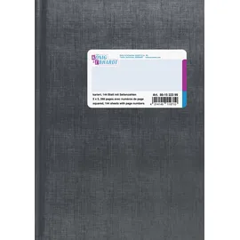 KÖNIG & EBHARDT Geschäftsbuch A5 144 Blatt kariert Grau