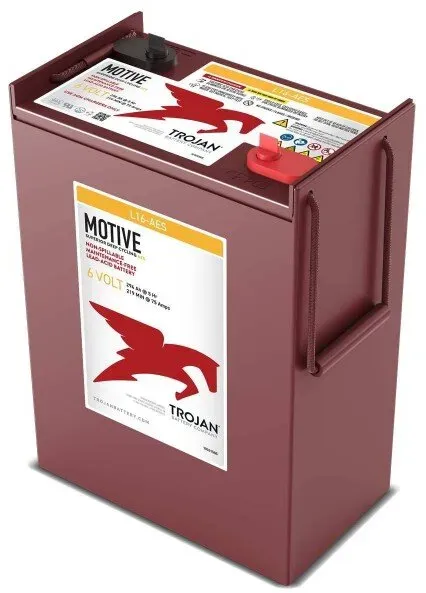 Trojan L16-AES 6V 355Ah (C20) Deep Cycle Blei-AGM Traktionsbatterie DT- Anschluss