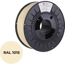 C-Tech Tisková struna (filament) PREMIUM LINE, PETG, slonová kost světlá, RAL1015, 1,75mm, 1kg