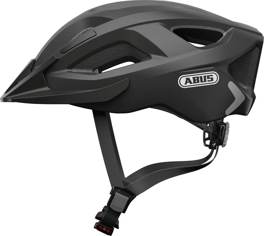 Fahrradhelm ABUS "ADURO 2.0" Helme Gr. L Kopfumfang: 58 cm - 62 cm, schwarz (velvet black) Fahrradhelme für Erwachsene