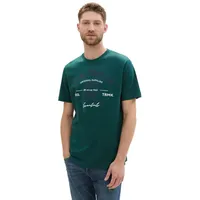 Tom Tailor T-Shirt, mit großem Logofrontprint, Gr. XXXL, deep