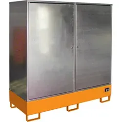 Bauer Südlohn Gefahrstoff-Schrank GS-2, lackiert, Gelborange