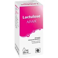 LACTULOSE AIWA 670 mg/ml Lösung zum Einnehmen 500 ml