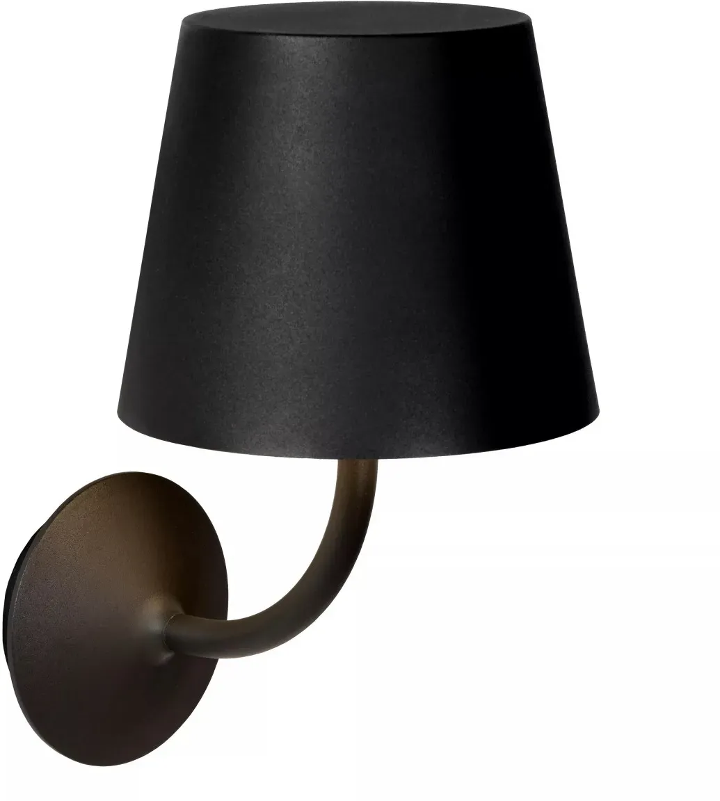 Lucide 27888/07/30 LED Wandlampe 1x7w | 900lm | 3000k | IP65 - schwarz