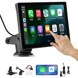 VEVOR Autoradio CarPlay Touchscreen 228,6mm Apple Android Auto Rückfahrkamera