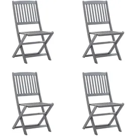 vidaXL Klappbare Gartenstühle 91 x 0 x 0 cm braun 4 St.