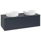 Villeroy & Boch Waschbeckenunterschrank Antao 120 x 36 x 50 cm Midnight Blue Matt