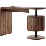 Vicco Schminktisch Lara Eiche rustikal 120 x 50 cm mit 2 Schubladen,