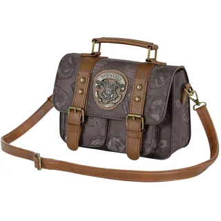 Karactermania Harry Potter Pride-Kleiner Satchel Umhängetasche, Braun, 23 x 19 cm